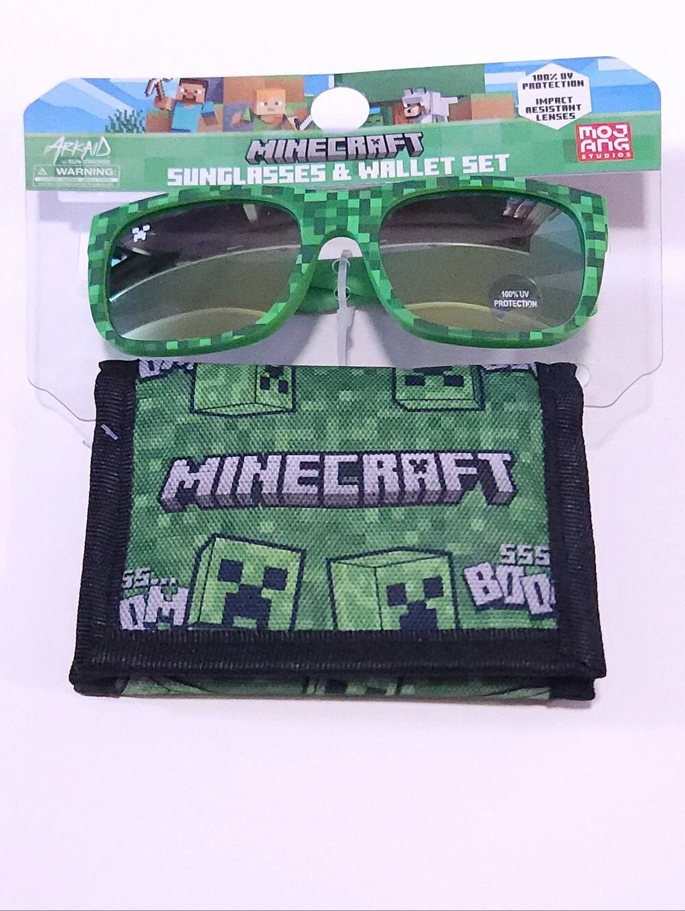 **Choice Of** Cartoon Theme Kids' Sunglasses & Wallet Set